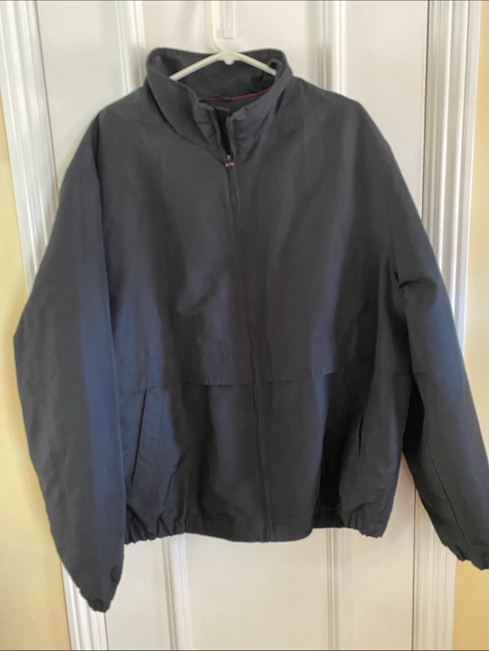 Dockers Black Full-Zip Windbreaker Jacket XLT